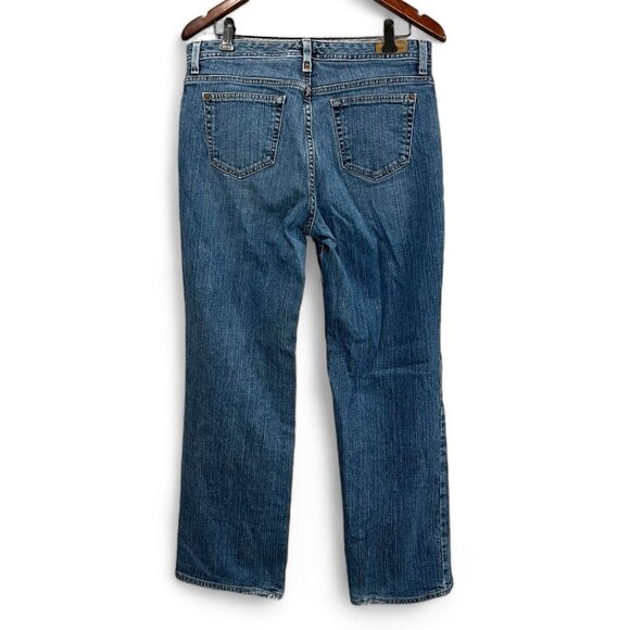 Eddie Bauer Jeans Womens Size 10S Blue Straight Denim Natural Fit Casual - Picture 2 of 13